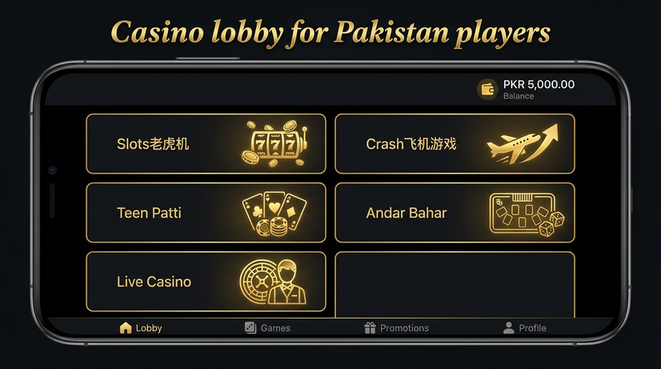 Lobby view of b8 club for Pakistan users - 4
